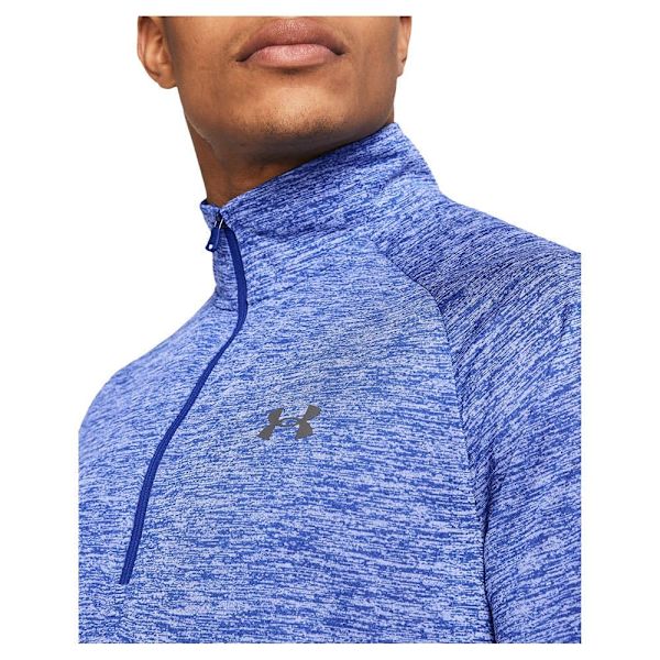 Under Armour Tech™ 2.0 Halv Lynlås Langærmet T-shirt Blå S / Regular Mand