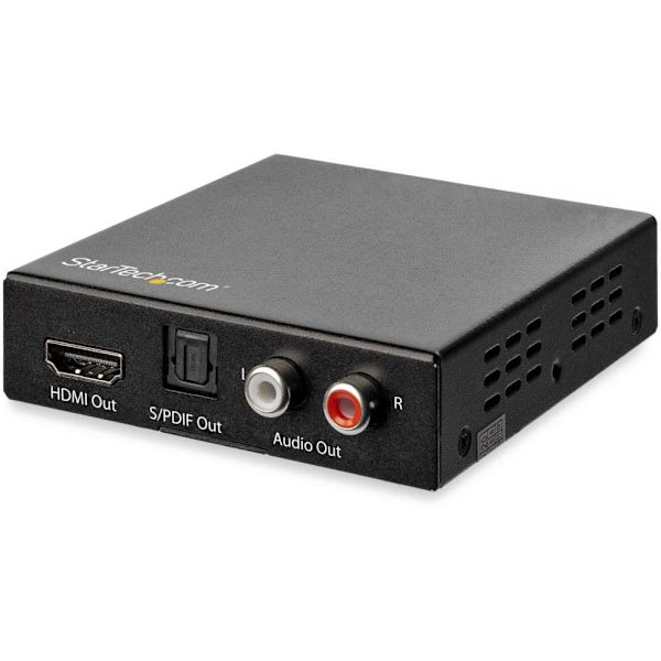 Startech Hdmi 4k60 Rca Toslink Audio Extractor Sort