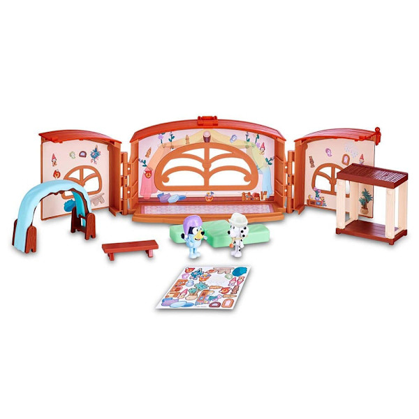 Bluey Figur School Playset Flerfärgad