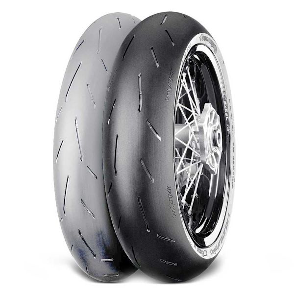 Continental Contiattack Sm 2 69h Tl Bagdæk Til Landevejscykling Søvfarvet 160 / 60 / R17