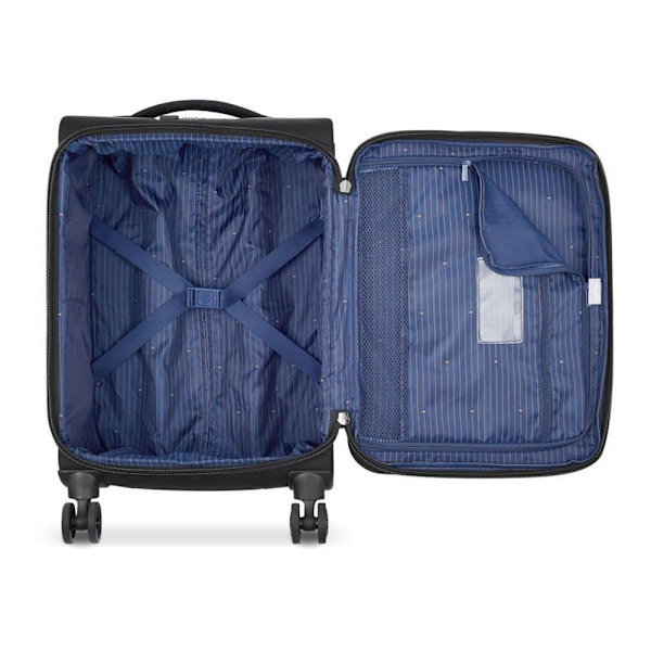 Delsey Brochant 2.0 55 Cm Expandable 40l Kuffert Med Hjul Sort S