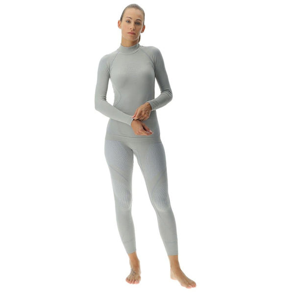 Uyn Evolutyon Turtle Neck Langærmet Baselayer Grå S / M Kvinde