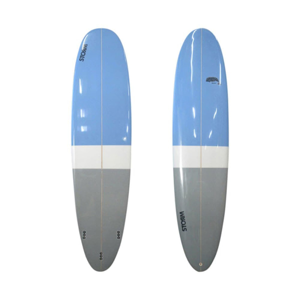 Storm Blade Surfbräda Blue Whale Long Lb22 8´0´´ Blå,Grå 243.8 cm