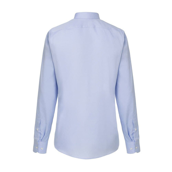 Hackett Lang Ærmet Skjorte Poplin Slim Bc Blå L-XL Mand