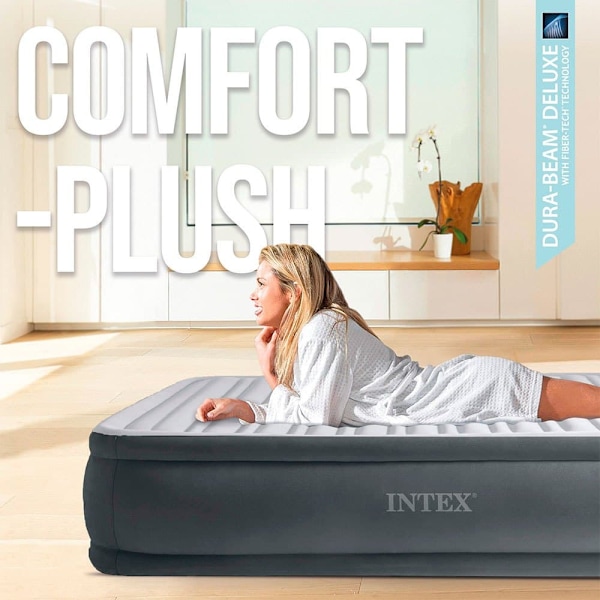 Intex Madras Full Comfort Plush Mid Rise Grå 99 x 191 x 33 cm