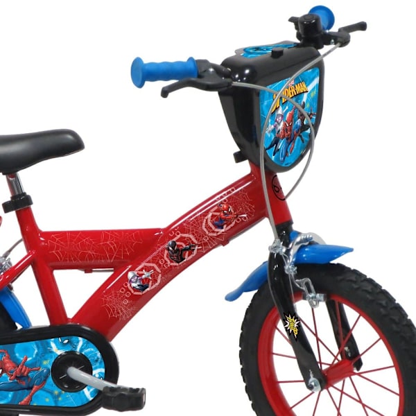 Spiderman Cykel 21341 14´´ Röd 3-5 Years Pojke