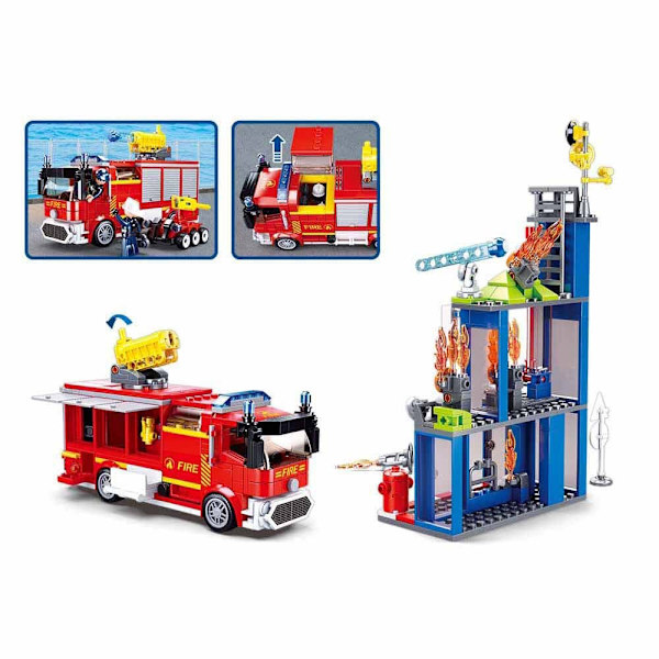 Sluban Kamptræningscenter Fire 585 Stykker Gylden