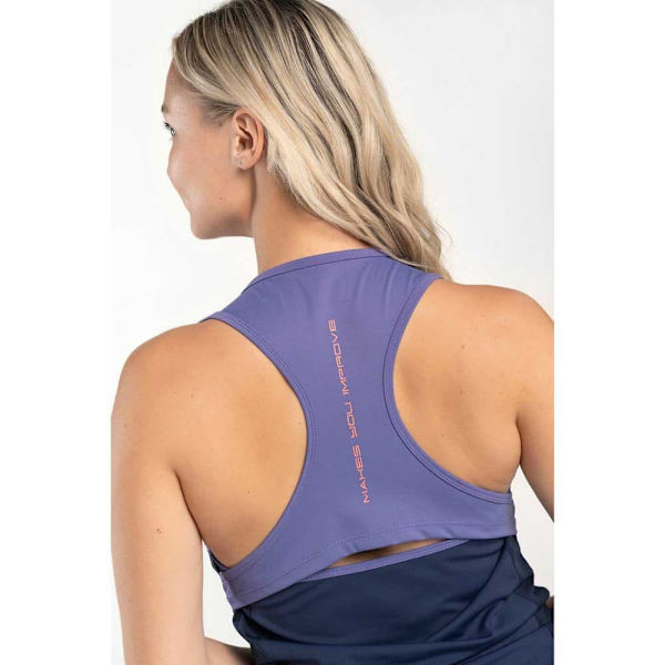 Nox Pro ærmeløs T-shirt Blå XL Kvinde