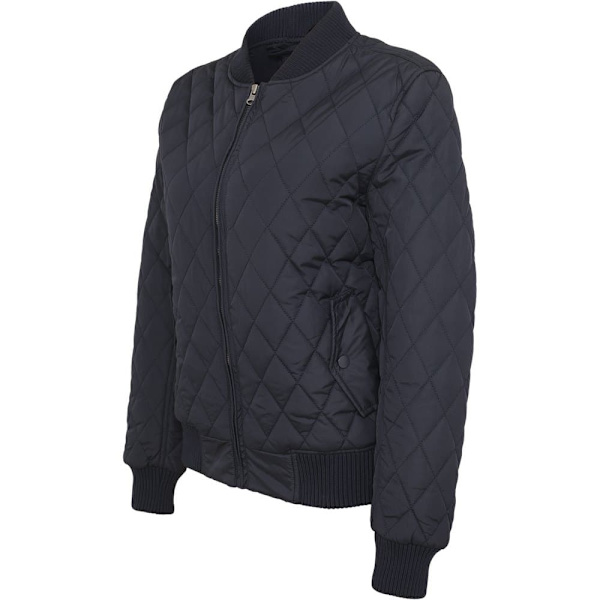 Urban Classics Parkas Diamond Blå S Kvinna