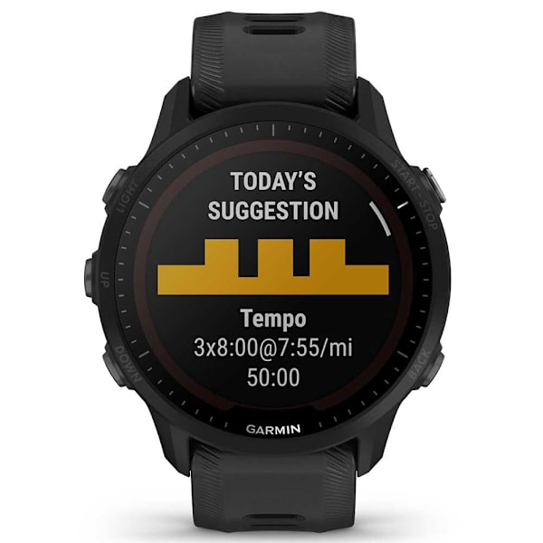 Garmin Rannekello Forerunner 955 Solar Musta