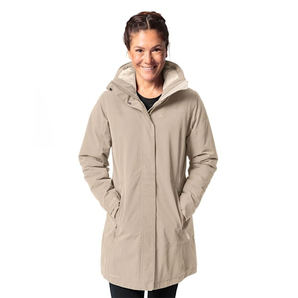 Vaude Parka Skomer Wool Ii Beige 42 Kvinde