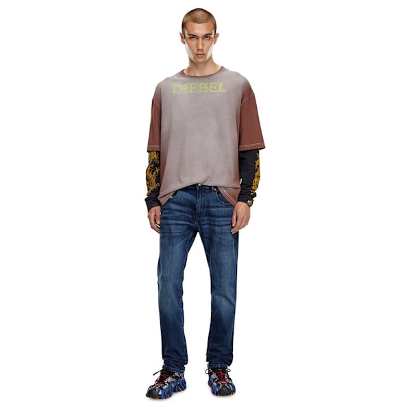 Diesel A03562-0grdj 2019 D Strukt Jeans Blå 30 / 30 Mand