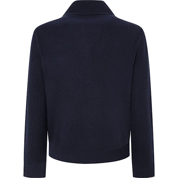 Hackett Plaid Hyb Shawl Cardigan Blå M Mand
