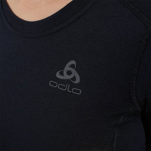 Odlo Merino 200 Langærmet Baselayer Sort XS Kvinde