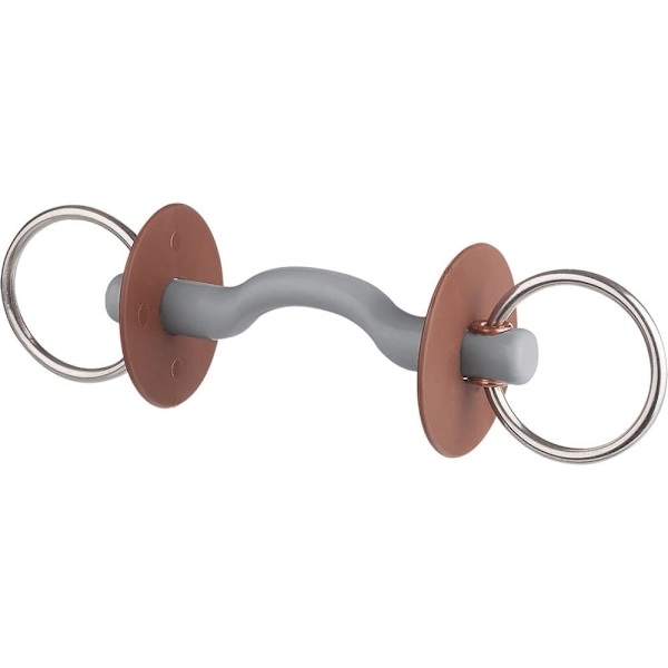 Beris Pehmeä Snaffle Tongue Arc Bar 7.5 Cm Bitti Hopeinen 120 mm