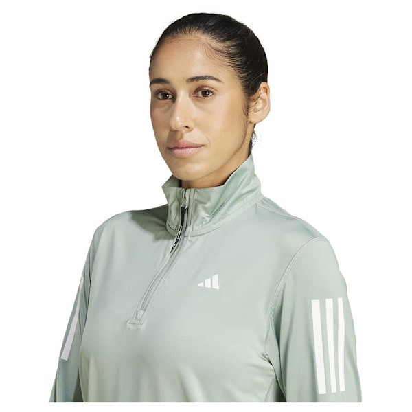 Adidas Own The Run Halv Lynlås Sweatshirt  XS Kvinde