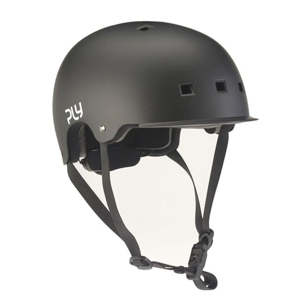 Ply Helmets Urban Hjelm Plain Sort 48-54 cm