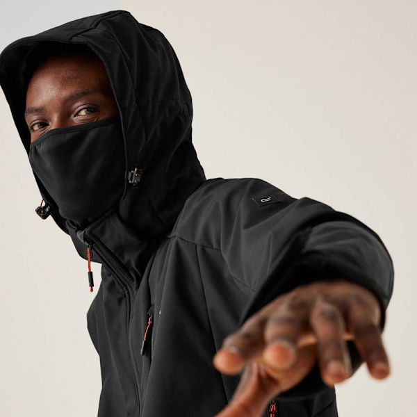 Regatta Hewitts X Softshelljakke Sort 3XL Mand
