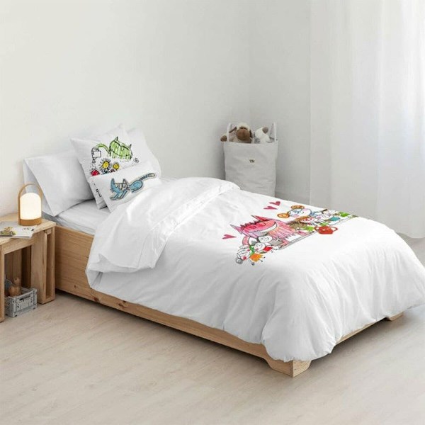 Muare Nordic Cotton Cover To School För Säng Av 80 140x200 Cm