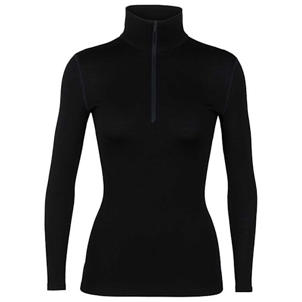 Icebreaker Baselag 260 Tech Merino Sort XL Kvinde