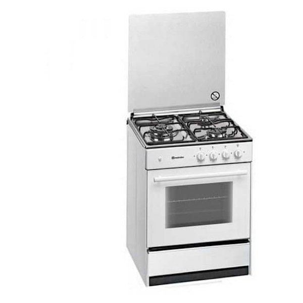 Meireles Gasspis Med Butan G 540 W 3 Zoner + Ugn Vit 54 cm Vit