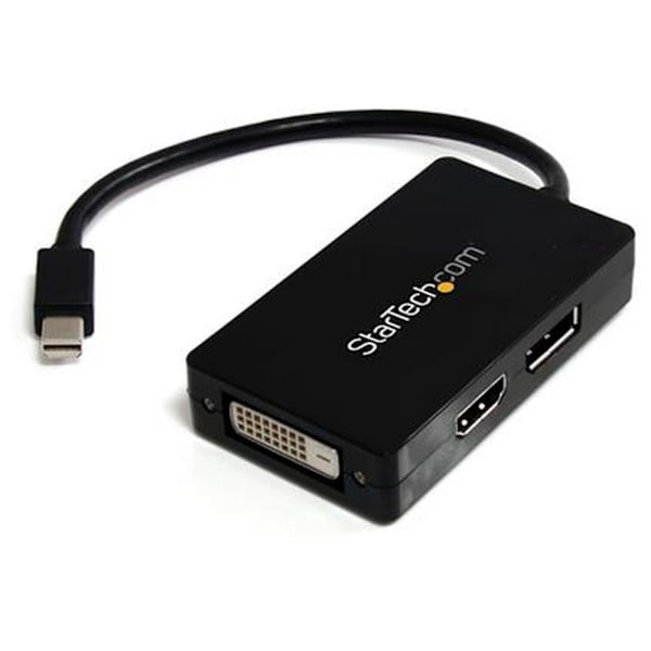 Startech Mini Displayport To Displayport Dvi Hdmi Adapter Svart