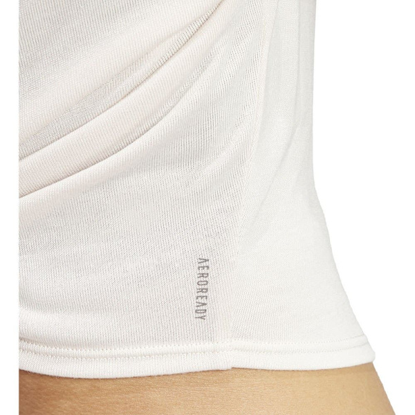 Adidas Kortærmet T-shirt Yoga St Wrap Lilla L Kvinde