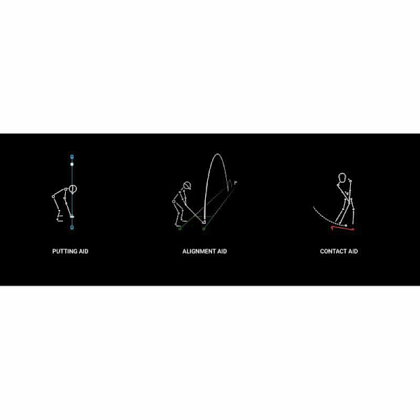 Alignment Ball Golfpallo Practice Aim Sininen