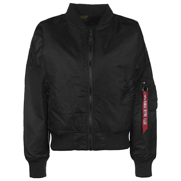 Alpha Industries Ma-1 Os Reversible Fur Jacka Svart S Kvinna