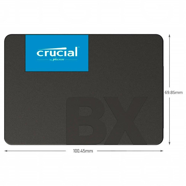 Micron Hårddisk Bx500 2tb Ssd Sata Svart