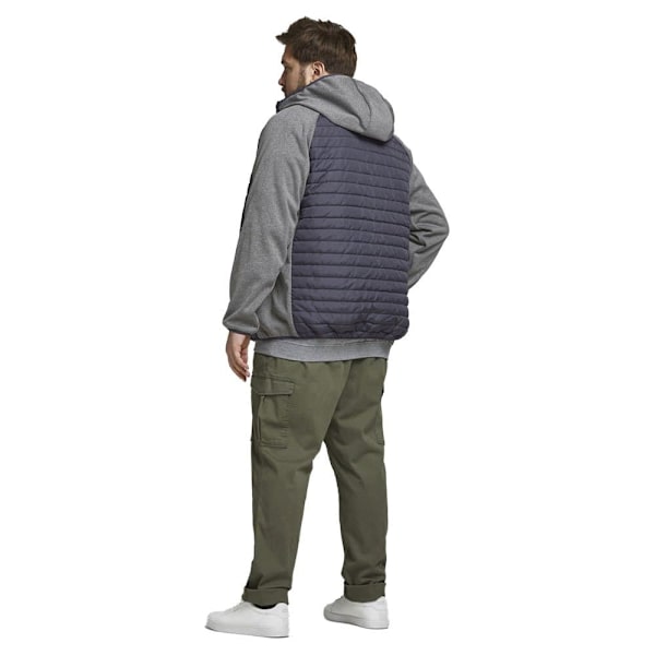 Jack & Jones Multi Quilted Plus Size Jakke Grå 2XL Mand