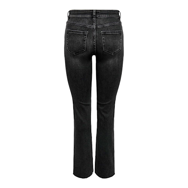 Only Jeans Med Høj Talje Blush Sort L / 34 Kvinde