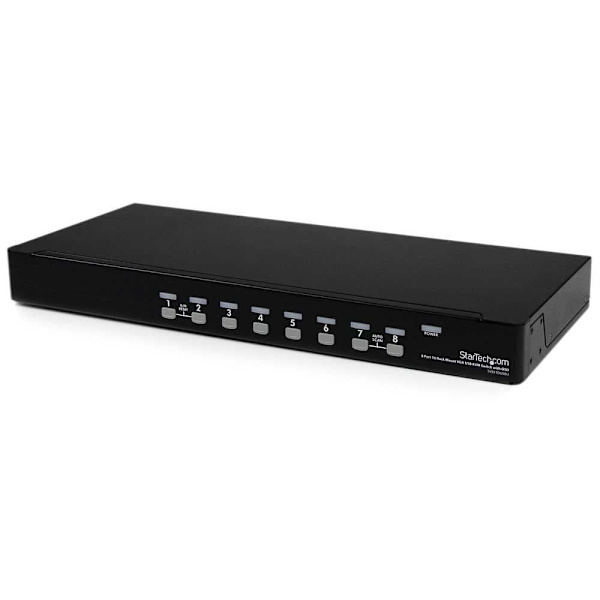 Startech Kvm-kytkin Sv831dusbu 8 Satamat Musta musta