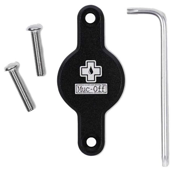 Muc Off Paikannin Secure Tag Holder Hopeinen