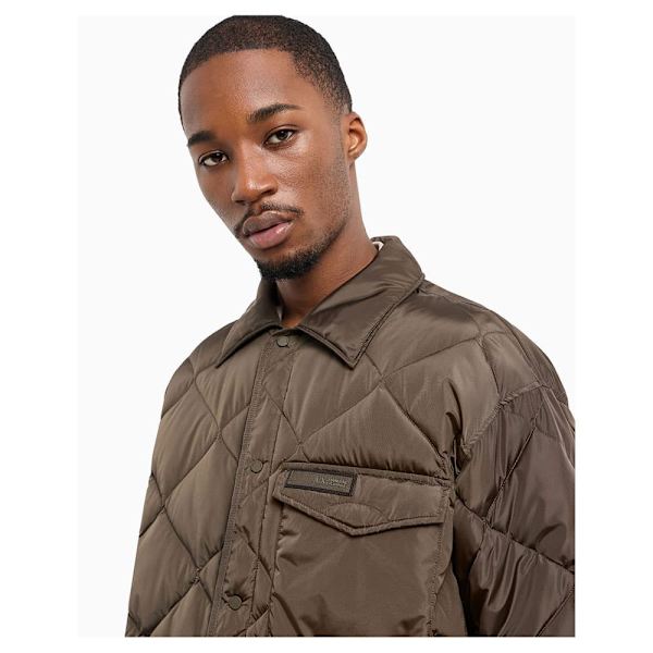 Armani Exchange 6dzb04_zn4xz Jakke Grøn,Brun M Mand