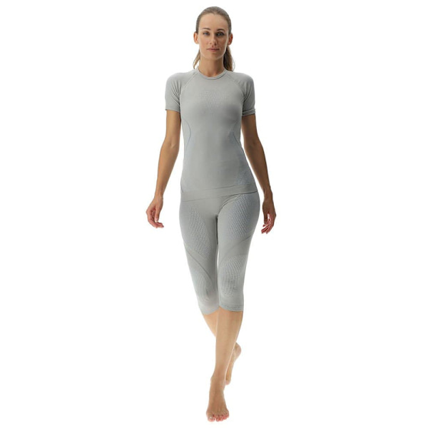 Uyn Evolutyon Kortærmet Baselayer Grå S / M Kvinde