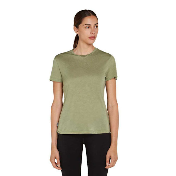 Icebreaker Merino Core T-shirt Med Korte ærmer Grøn L Kvinde