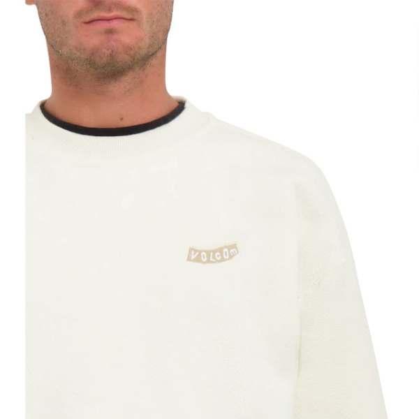 Volcom Too Kool Lse Sweatshirt Beige S Mand
