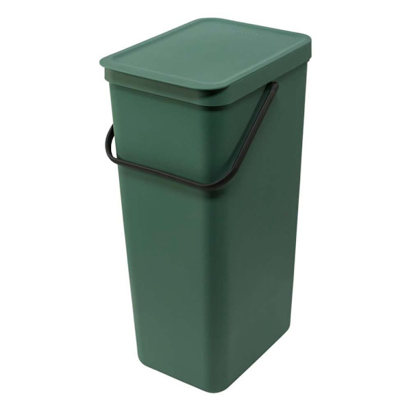 Brabantia Skraldespand Sort & Go 40l Grøn