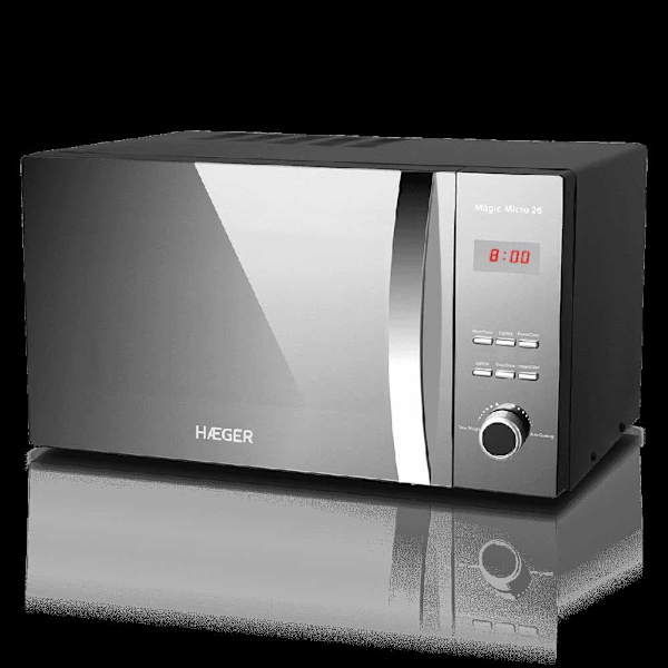 Haeger Mikroaaltouuni Magic Micro 26 Hopeinen One Size / EU Plug