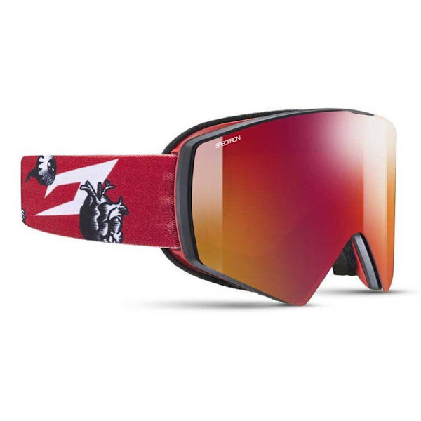 Julbo Polariserade Skidglasögon Sharp Röd Flash Red Red