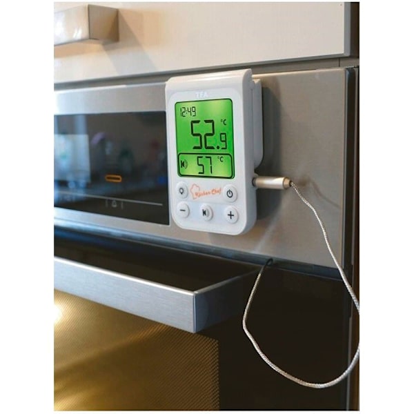 Tfa Dostmann Termometer 14.1510.02 Kitchen Chef Digital Bbq Hvid