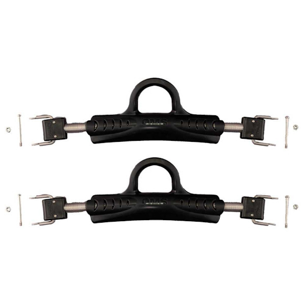 Oms Spring Heels With Hook Hvid,Sort S
