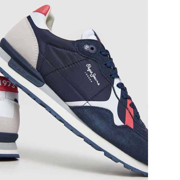 Pepe Jeans Trænere Brit Road Blå EU 41 Mand
