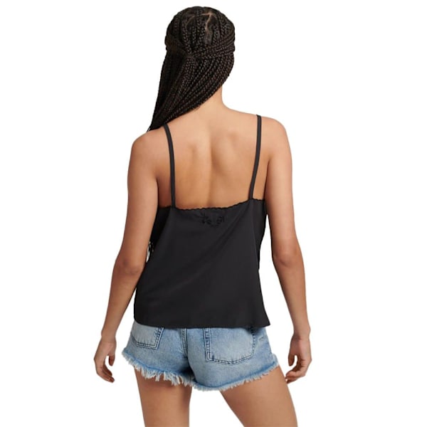 Superdry Top Studios Upspec Cami Sort M Kvinde
