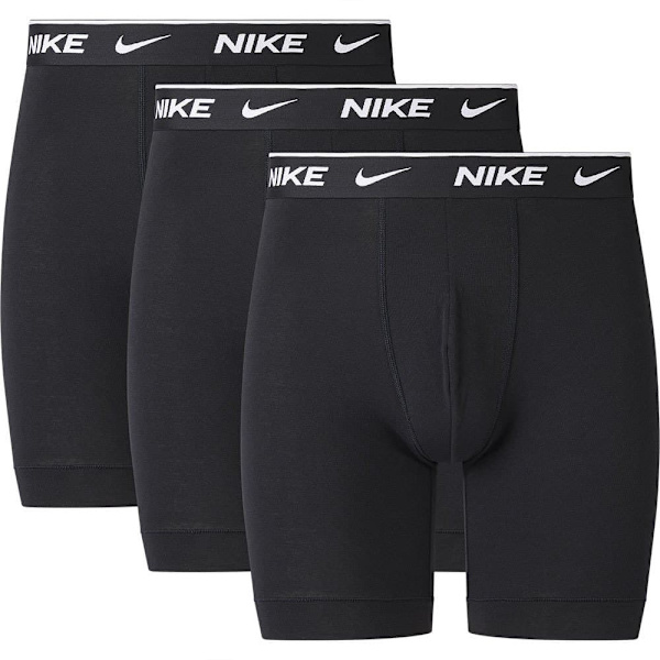 Nike Lång Boxer 3 Enheter Svart M Man