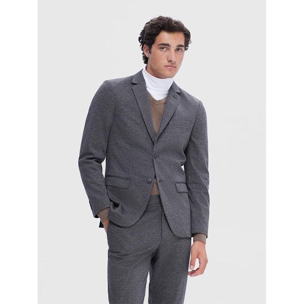Selected Blazer Aitor Jersey Slim Blå 52 Man