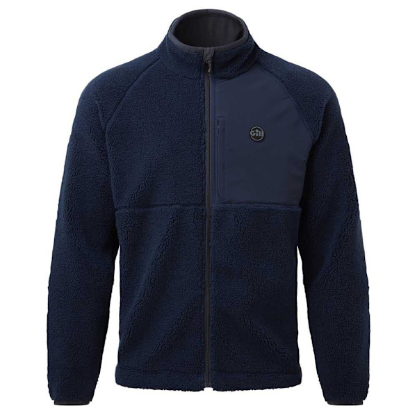Gill Full Dragkedja Fleece Cromerty Blå S Man