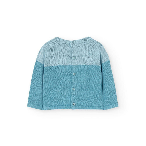 Boboli Knit Langærmet Sæt Blå,Grå 9 Months