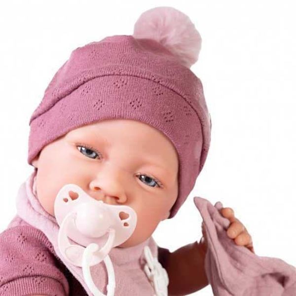 MuÑecas Antonio Juan Nyfödd Och Cojin Doll Dou Dou Rosa